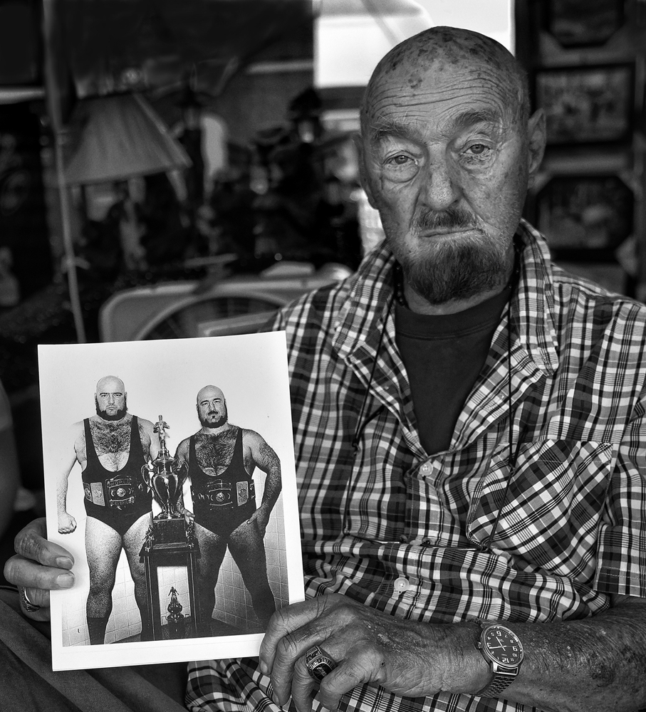 Country fair photography, documentary, former wrestler, Tunbridge Fair, VT